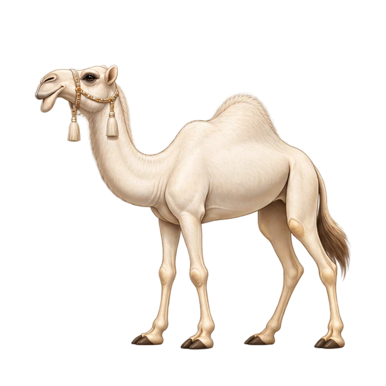 A white camel